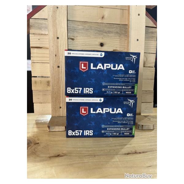 LAPUA 8x57JRS NATURALIS 180GR