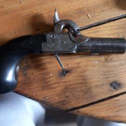 Ancien Pistolet de poche XIV &egrave;me si&egrave;cle