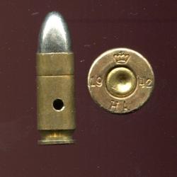9 x 23 Bergmann Bayard - R&eacute;glementaire Danemark - beau marquage : 19 Couronne 42 HA