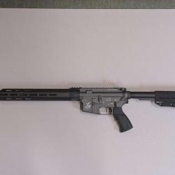 AR15 LEGACY ARMAMENT AR EXTREM GREY CUSTOM CARBON LEVEL 3 canon 14.5" cal 223 Rem DESTOCK JUSQU AU 1