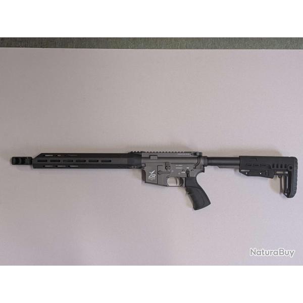 AR15 LEGACY ARMAMENT AR EXTREM GREY CUSTOM CARBON LEVEL 3 canon 14.5" cal 223 Rem DESTOCK JUSQU AU 1