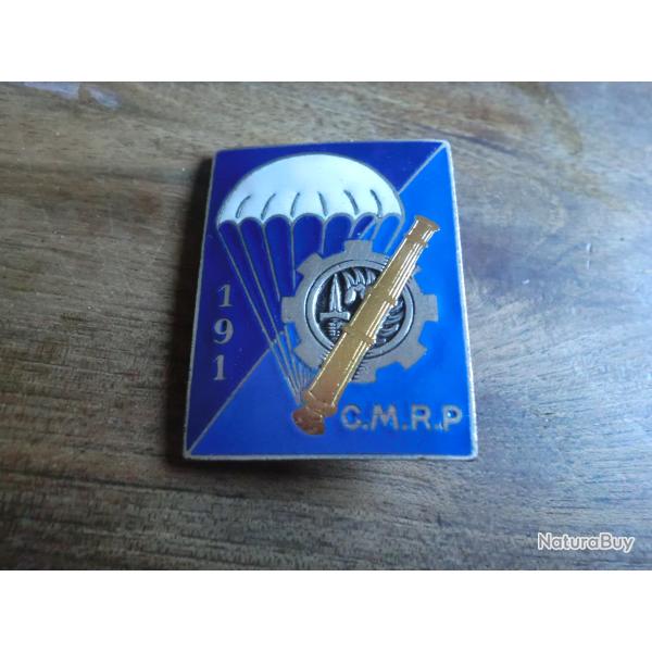 insigne �mail 191� CMRP compagnie moyenne de r�paration de parachutistes / drago paris