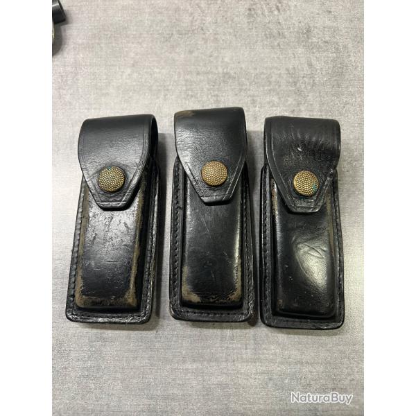 Lot de 3 portes chargeurs allemand