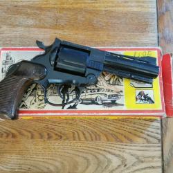 Jouet ancien revolver &agrave; Amorce python 45 made in Italy Romanelli Giocattoli 12 coups