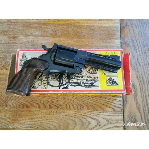 Jouet ancien revolver � Amorce python 45 made in Italy Romanelli Giocattoli 12 coups