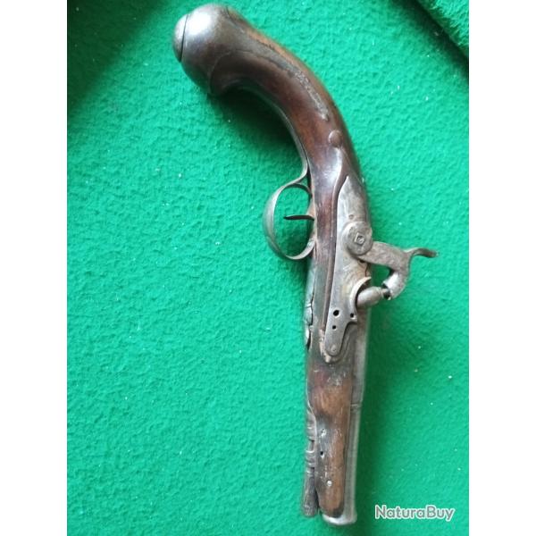 Ancien pistolet d'officier Louis XV