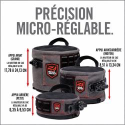 RATCHET REST SUPPORT DE TIR REGLABLE - SAC DE TIR AVANT/ARRIERE MOYEN