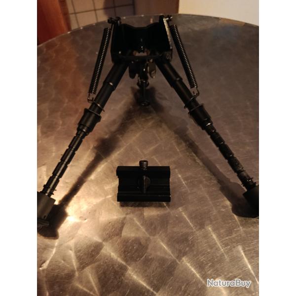 Bipied automatique grenadi�re + adaptateur picatinny 21mm