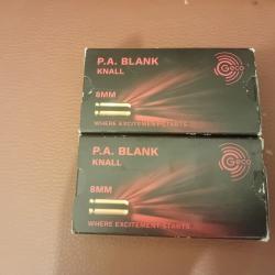 Lot de 2  bo&icirc;te de 8 mm &agrave; blanc