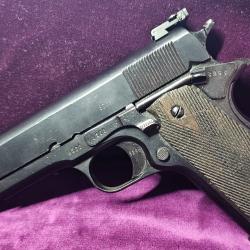 Pistolet type colt 1911 - KONGSBERG M1914 K27 Norv&eacute;gien calibre .45 ACP - cat&eacute;gorie B
