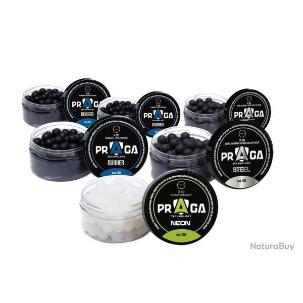 PACK BILLES CAL.50 (6 BOITES) "PRAGA"
