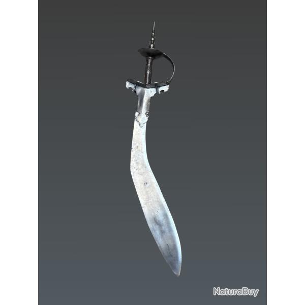 Khanda (ou Tegha) rajput sabre Inde du Nord XVIIe si�cle