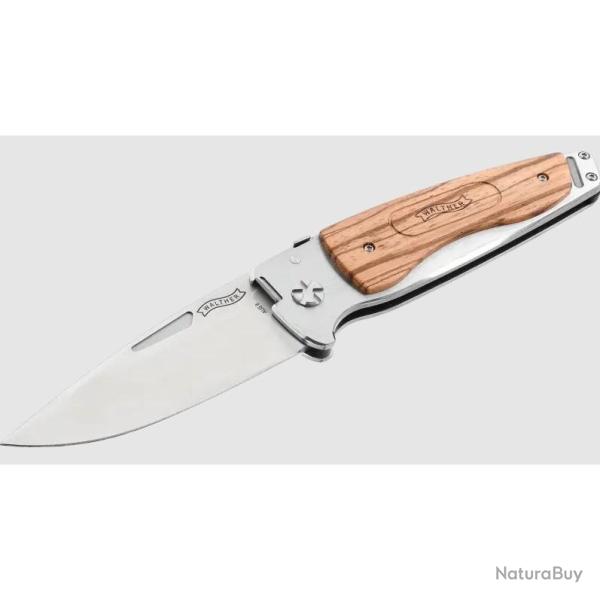 Couteau fermant Walther TFW 3 manche zebra bois