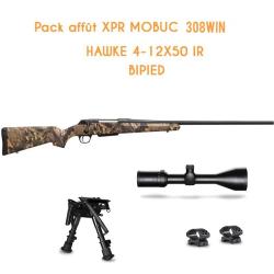 Pack Winchester XPR MOBUC 308 win+ hawke vantage 4-12x50 30-06 Sprg