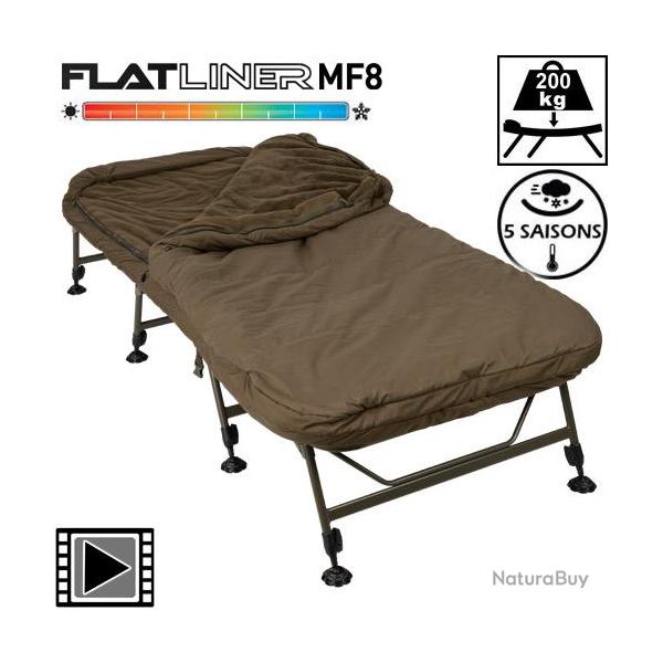 Bed Chair Fox Flatliner X MF Sleep System 8 pieds 5 saisons
