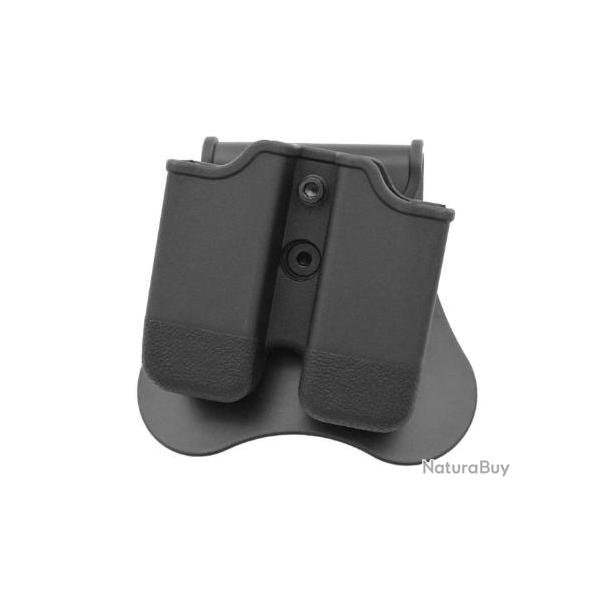 Porte Chargeur CQC (x2) Glock (Amomax) Noir