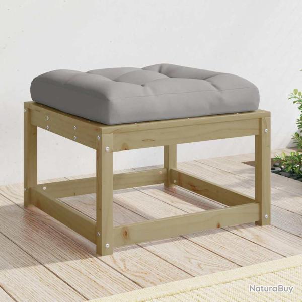 Repose-pied de avec coussins bois de pin impr�gn�