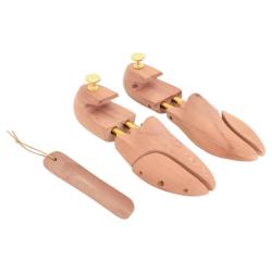 Tendeur de chaussures avec chausse-pied EU 38-39 bois de c&egrave;dre