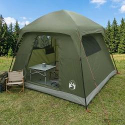 Tente Cabane Vert olive 244 x 213 x 183 cm Polyester et Acier