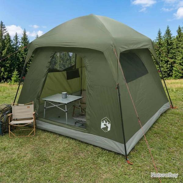 Tente Cabane Vert olive 244 x 213 x 183 cm Polyester et Acier