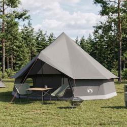 Tente Tipi Marron Gris 500 x 500 x 300 cm Polyester et Acier