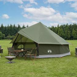 Tente Tipi Vert olive 600 x 600 x 350 cm Polyester et Acier