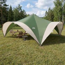 Tente de f&ecirc;te Vert 600 x 600 x 400 cm Polyester et Acier
