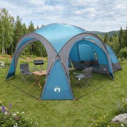 Tente lat&eacute;rale Bleu 410 x 410 x 250 cm Polyester et Acier
