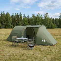 Tente tunnel Vert olive 410 x 175 x 105 cm Polyester et Acier