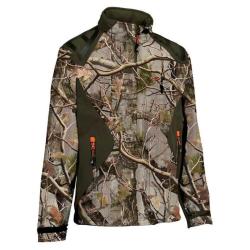 Prix de d&eacute;part &agrave; 1� !! Blouson Percussion Softshell Imperm&eacute;ableGhostCamo Forest Evo Taille L