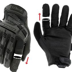 Op&eacute; Tactique !! Gants T/S 0,5 mm M-Pact noir Mechanix Noir Taille L