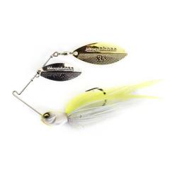 Spinnerbait Megabass SV 3 Double Willow 21g White Chart