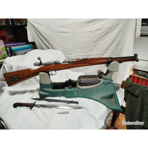 Magnifique carabine de cavalerie Carl Gustav 1894 calibre 7x57 mauser