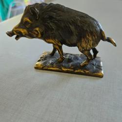 Sanglier en laiton