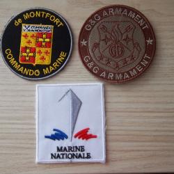 lot &eacute;cusson marine commando airsoft insigne collection