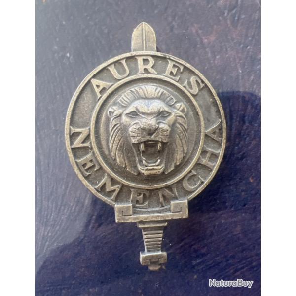 Insigne militaire troupes d'Afrique zone AURES NEMENCHA
