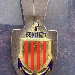 insigne pucelle 24 Eme R&eacute;giment D'infanterie Marine