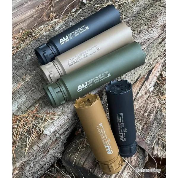 Mod�rateur de son ASE Utra Dual - Cal.5.56 - S-BL Cal.5.56 - 141 mm - Cerakote FDE