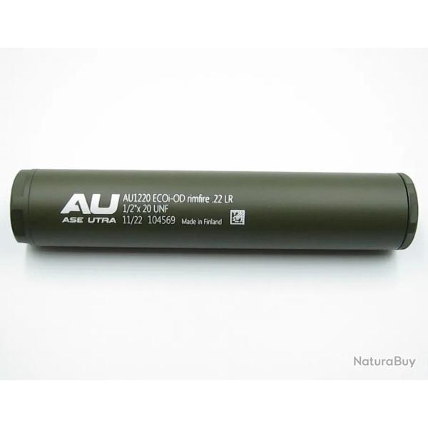 Mod�rateur de son ASE Utra Ecoi Rimfire OD Vert Cal. 22 LR - 1/2x28