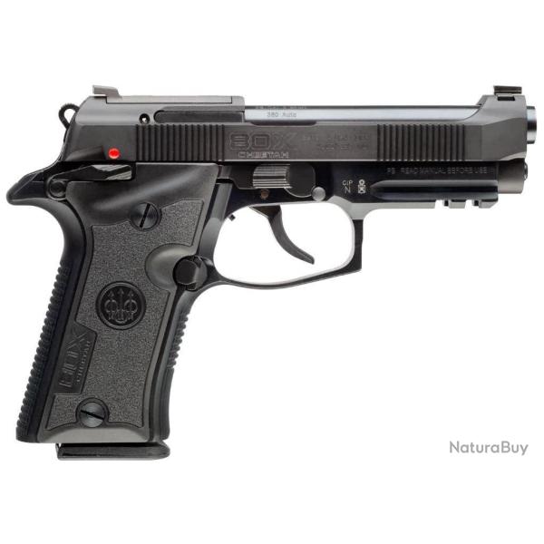 PISTOLET BERETTA 80X CHEETAH NOIR CALIBRE 32 ACP 7.65 12 CPS