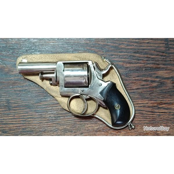 Revolver British bulldog - LE PARISIEN BULL DOG - calibre 380 - Belgique - 5 coups - TBE