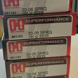 100 Munitions 30-06 sprg 180 Gr SST - Destockage