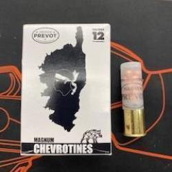 Chevrotines Pr&eacute;v&ocirc;t 21 grains 12/70 Drapeau Corse