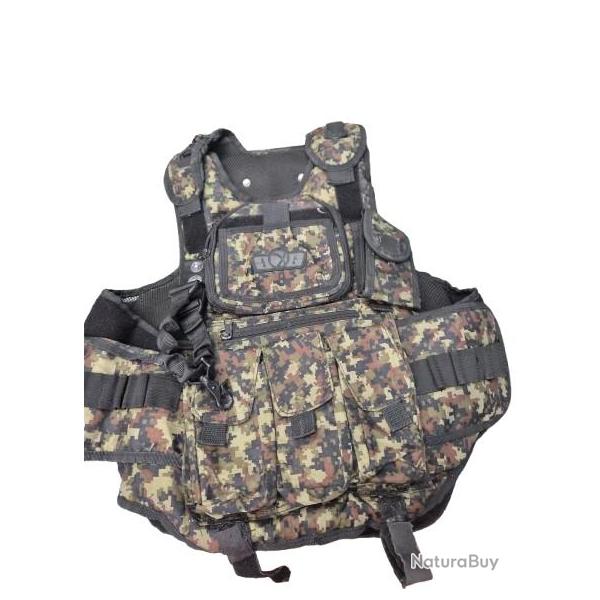Veste Tactical GxG - Version Digital Camo
