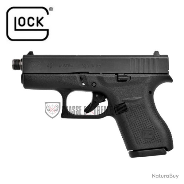 Pistolet GLOCK 42 Filet� Cal 380 Auto