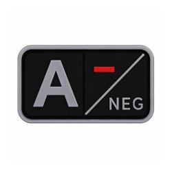 Patch Groupe Sanguin PVC 3D A- / A NEG