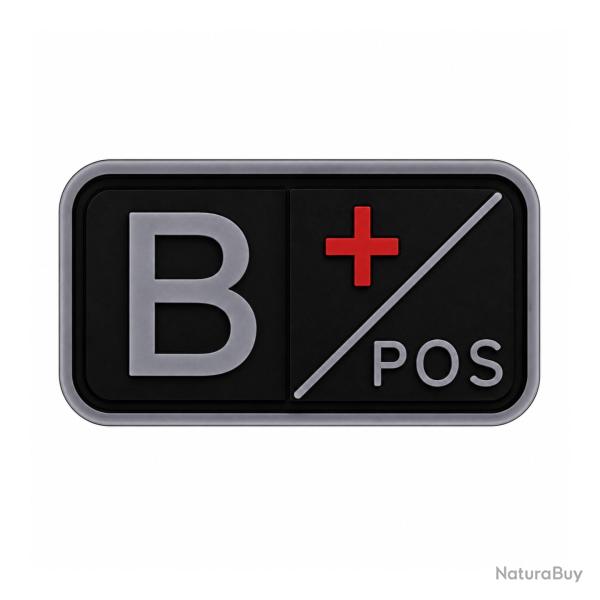 Patch Groupe Sanguin PVC 3D B+ / B POS