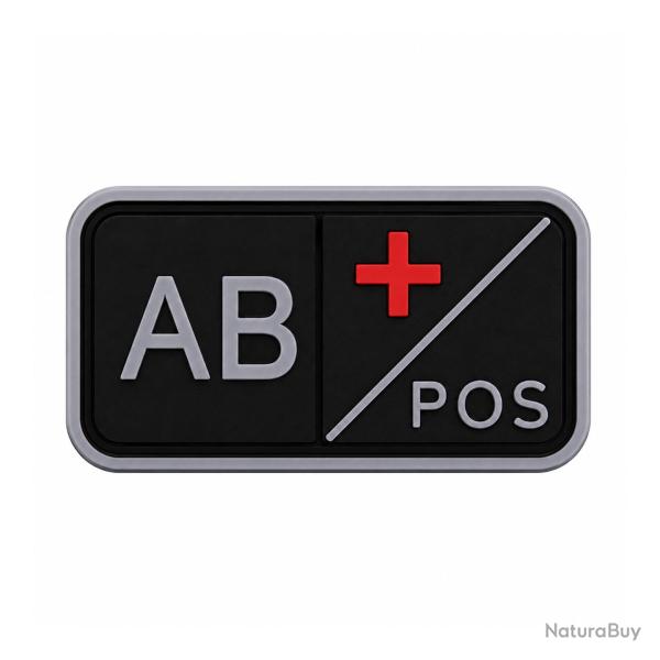 Patch Groupe Sanguin PVC 3D AB+ / AB POS