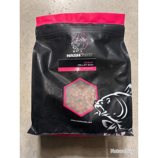 Pellets Nash 6mm 1kg Citruz