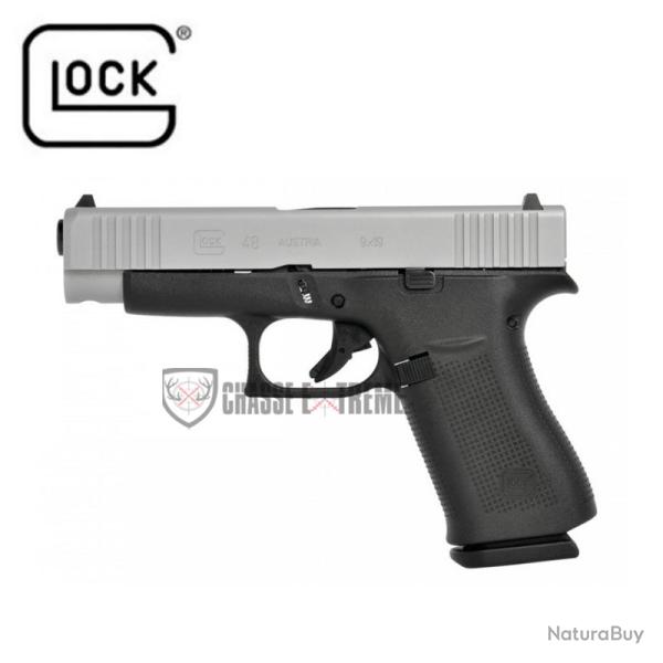 Pistolet GLOCK 48 Silver Cal 9x19